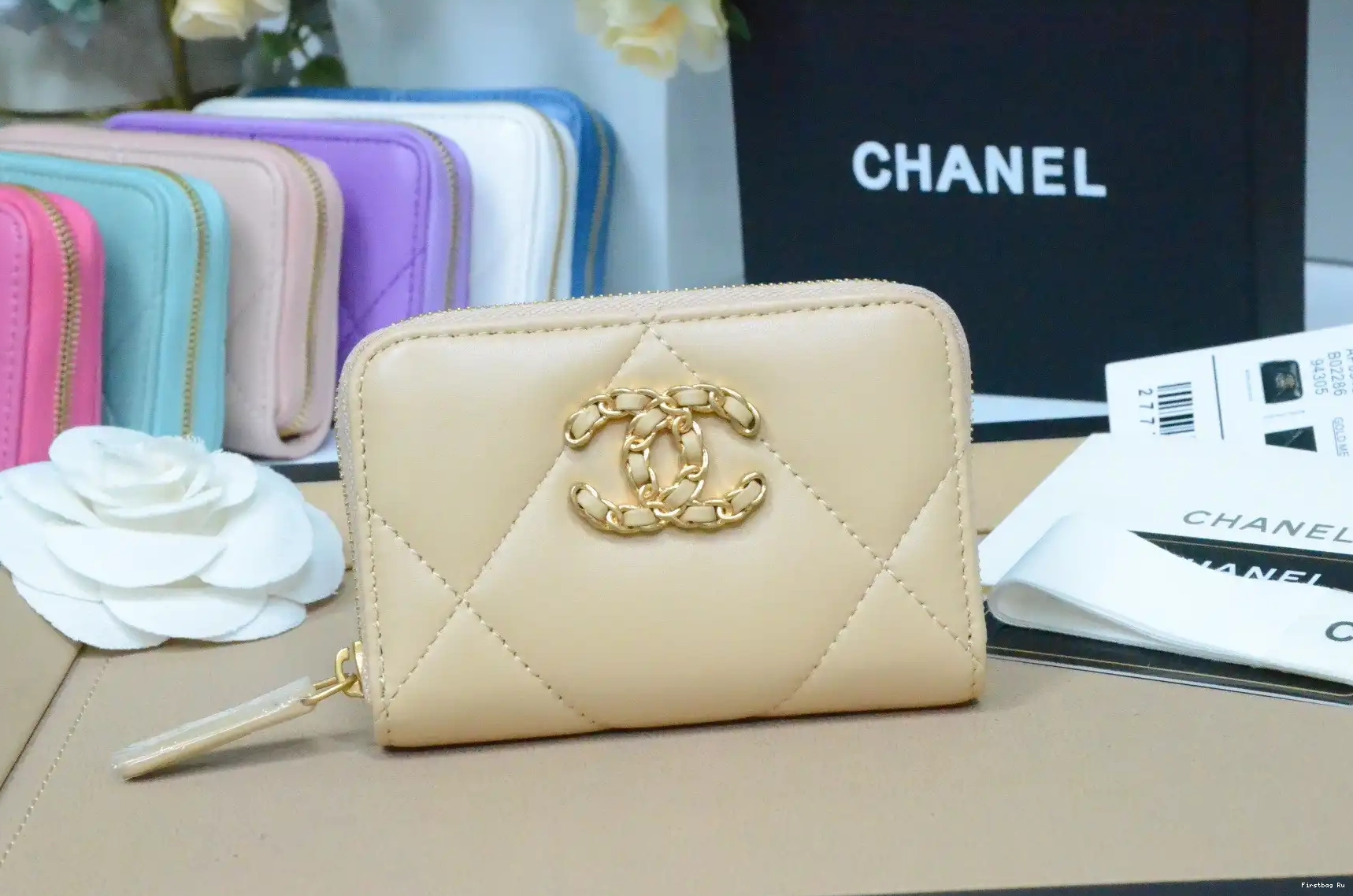 Firstbag Ru COIN PURSE CHANEL ZIPPED 19 0629